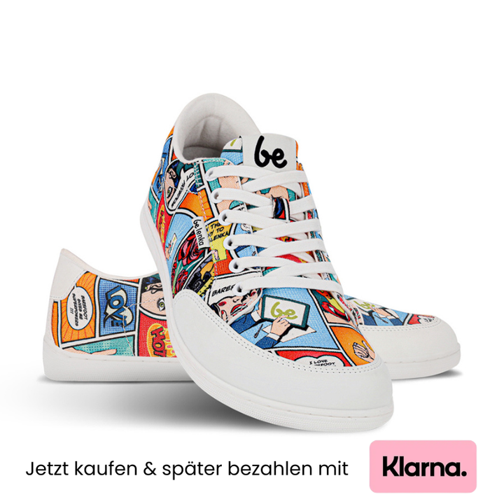 Barfuss Sneakers Comics Color